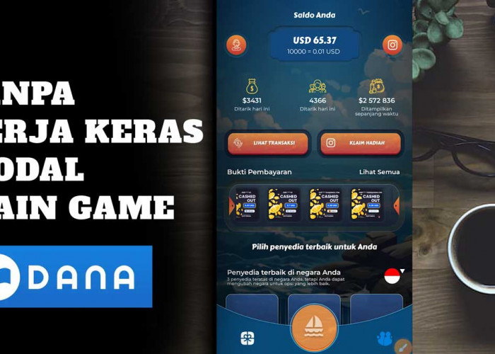 Bosan Kerja Keras? Coba Main Game di Aplikasi Ini, Saldo DANA Gratis Bisa Kamu Dapetin dengan Mudah!