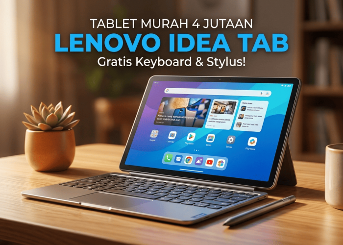 Dibekali Fitur Canggih Lenovo AI Notes: Solusi Tablet Produktivitas Harga Empat Jutaan untuk Pelajar & Pekerja