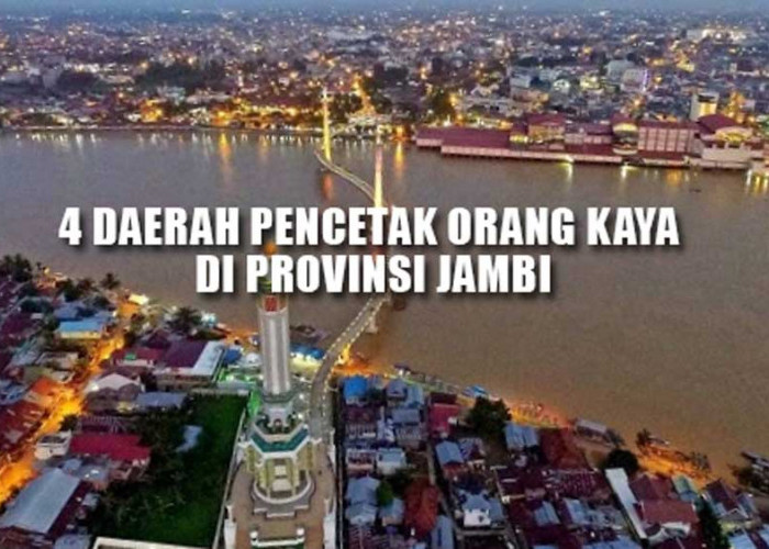 4 Daerah Pencetak Orang Kaya di Jambi, Tanjung Jabung Barat Nomor Berapa?