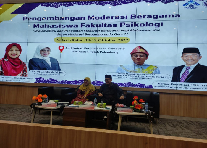 SMB IV: Kesultanan Palembang Darussalam Sudah Jalankan Moderasi Beragama Sejak Dulu
