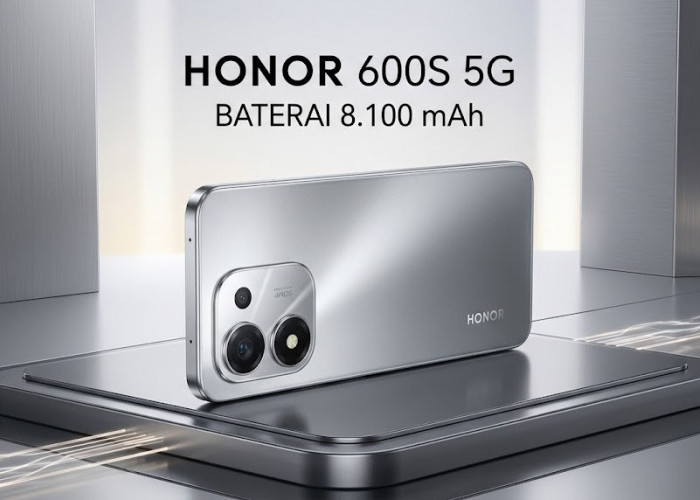 Bawa Baterai Jumbo 8.100 mAh, HP Honor 600S 5G Resmi Meluncur dengan Harga Ramah di Kantong