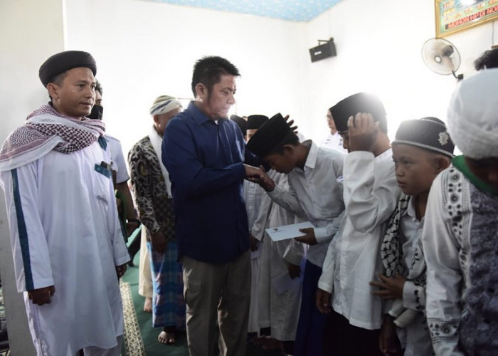 Gubernur Sumsel Didaulat Bapak Anak Yatim Penghafal Alquran Marogan