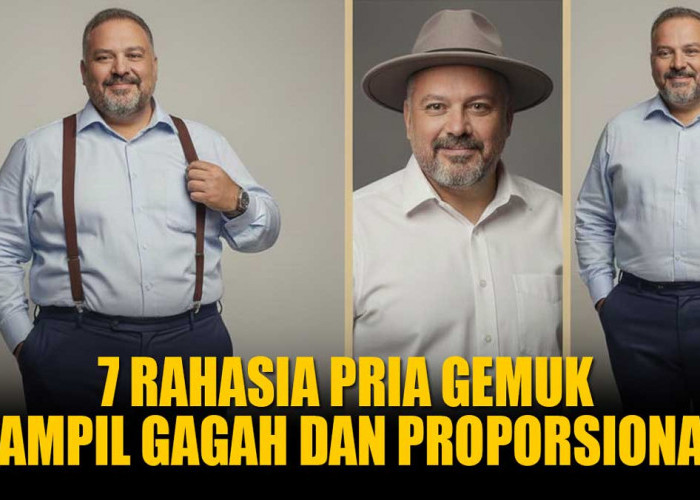 BUKAN DIET! Ini 7 Rahasia Pria Gemuk Tampil Gagah dan Karismatik untuk Usia di Atas 40 Tahun