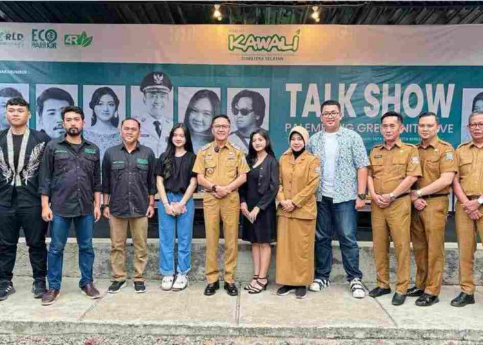 Pj Walikota Ratu Dewa Bicara Tata Kelola Kota Berkelanjutan, Kawali Gelar Talkshow Palembang Green Iniviative 