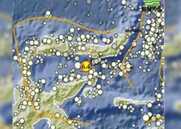 Pagi Ini Gempa 6.4 Magnitudo Guncang Gorontalo, Tak Berpotensi Tsunami, Cek Episentrumnya