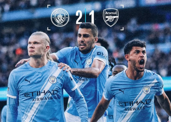 Manchester City 2-1 Arsenal: Pukulan Telak dari Haaland di Perebutan Gelar Liga Premier