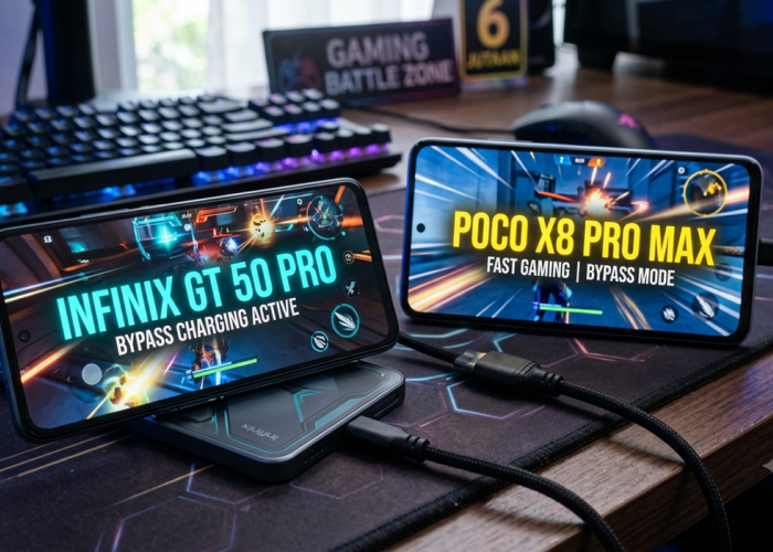 Infinix GT 50 Pro vs POCO X8 Pro Max: Duel Flagship Killer 6 Jutaan dengan Fitur Bypass Charging Terbaik