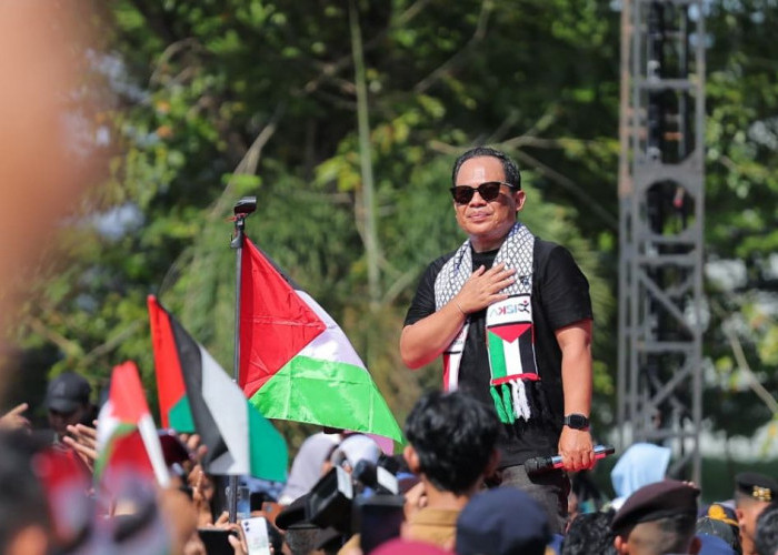 Wali Band Konser Aksi Belas Palestina Jilid VI di Palembang, Ratu Dewa: Panggilan Kemanusiaan