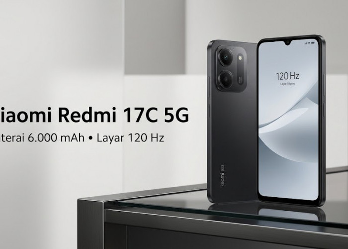 HP 5G Murah Terbaik Xiaomi! Intip Spesifikasi Redmi 17C 5G Berlayar 120Hz dan Baterai Monster 6.000 mAh