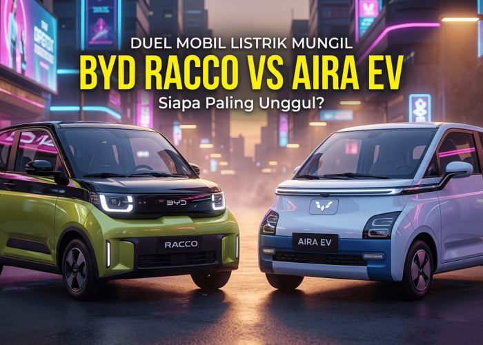 Duel Sengit Mobil Listrik Mungil: Perbandingan BYD Racco vs Wuling Aira EV yang Siap Guncang Pasar Indonesia