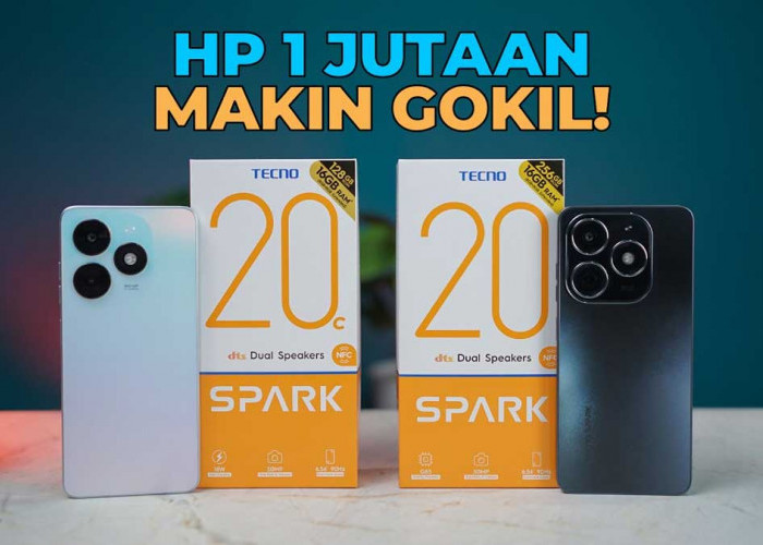 Tecno Spark 20: HP 1 Jutaan Tahan Air, Fitur Segudang, Spesifikasi Lebih Ganas