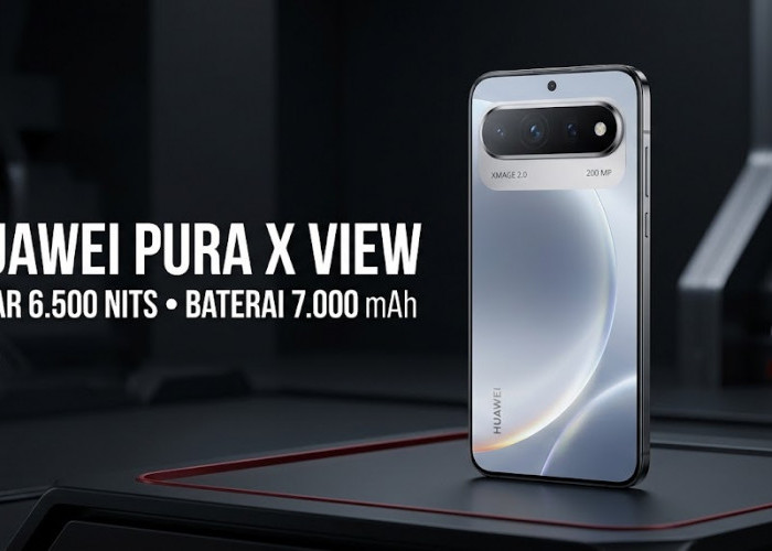 Super Terang 6.500 Nits dan Kamera 200 MP XMAGE, Huawei Pura X View Resmi Meluncur dengan Spesifikasi Monster!