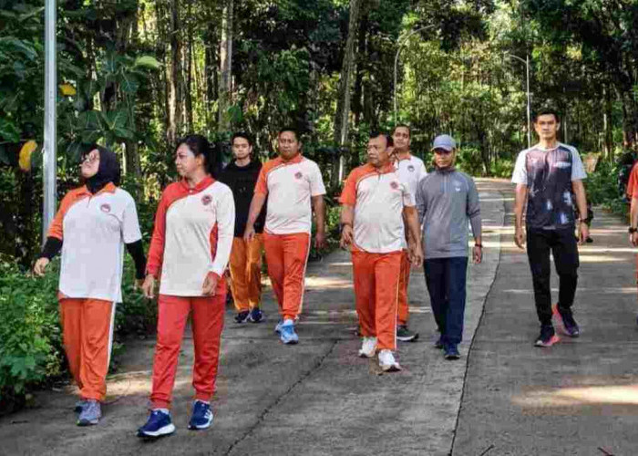 Gaya Hidup Sehat Ala LPPM Unhan RI, Komitmen Jaga Kebugaran dan Kebersamaan