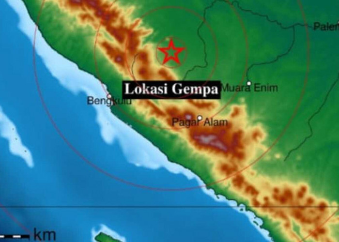 Pagi Ini Gempa Guncang Lubuklinggu Sumsel, Cek Kekuatan dan Episentrumnya