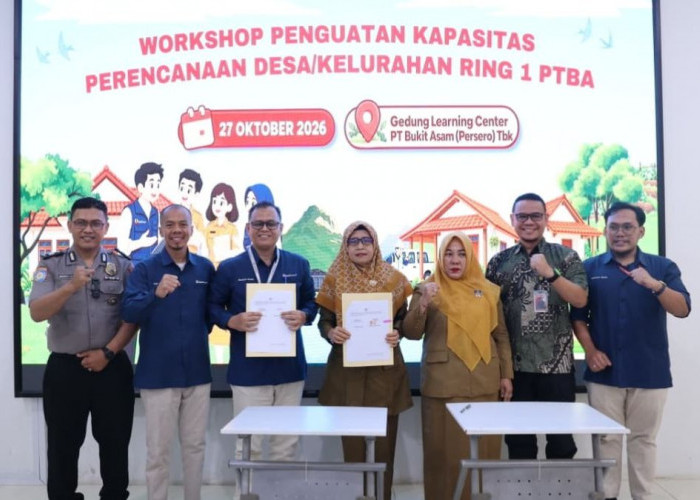 PTBA Perkuat Kapasitas Perencanaan Desa dan Kelurahan Ring 1 melalui Workshop Kolaboratif