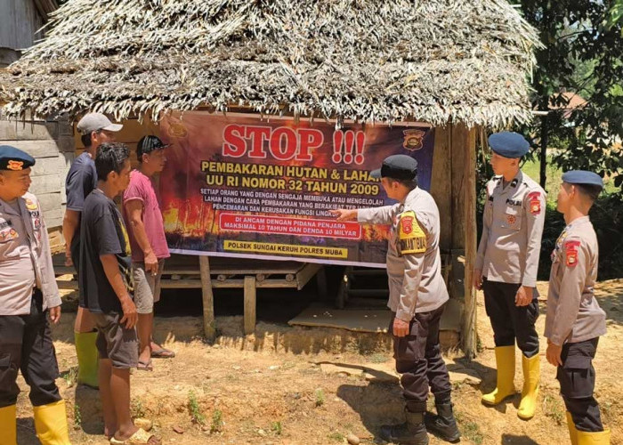 Operasi Aman Nusa II Dikerahkan: Polda Sumsel Intensifkan Patroli dan Pengecekan Lahan Rawan Karhutla di Muba