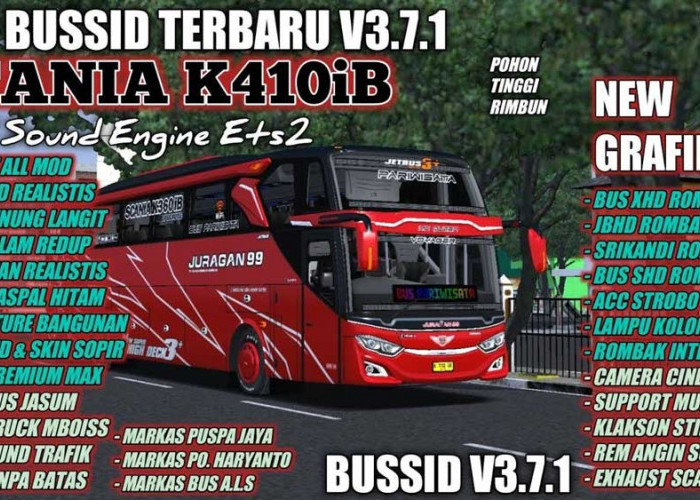 Download OBB Bussid 3.7.1 Sound Scania K410iB, Real Sound Engine ETS 2, Link MediaFire