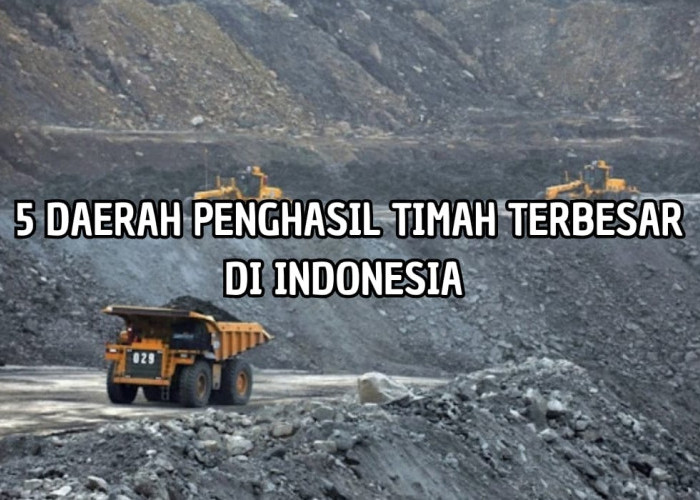 Sudah Ada Sejak Abad ke 18, Inilah 5 Daerah Penghasil Timah Terbesar di Indonesia
