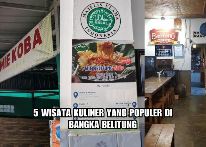 5 Wisata Kuliner yang Populer di Bangka Belitung, Bisa Santap Kuliner Belitung Khas Tempo Dulu
