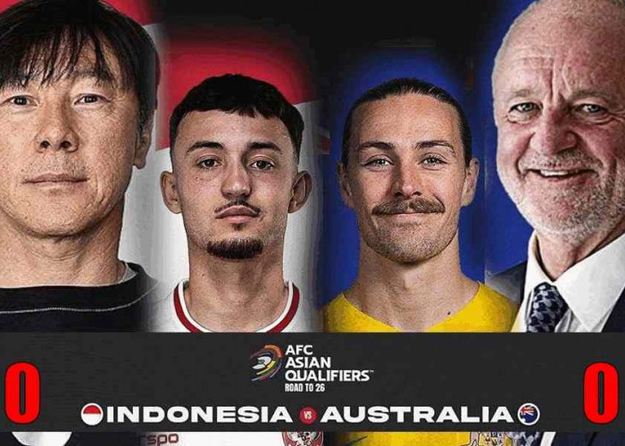 Timnas Indonesia vs Australia, Bermain Imbang 0-0 di Babak Pertama, Skuad Garuda Dibawah Tekanan Socceroos