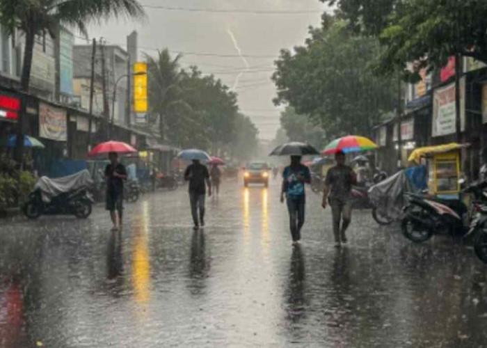 Prakiraan Cuaca BMKG 13 Januari 2026, Sumsel Didominasi Hujan Ringan, OKI dan Banyuasin Berawan