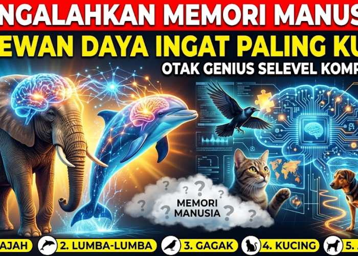 Mengalahkan Memori Manusia! Ini 5 Hewan dengan Daya Ingat Paling Kuat yang Punya Otak Genius Selevel Komputer