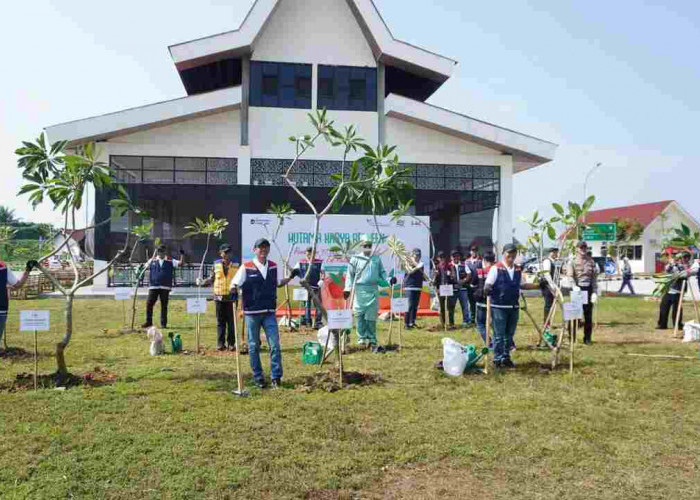 Hutama Karya Tanam 17.000 Pohon di JTTS, Target Serap Ribuan Ton Emisi hingga 2050