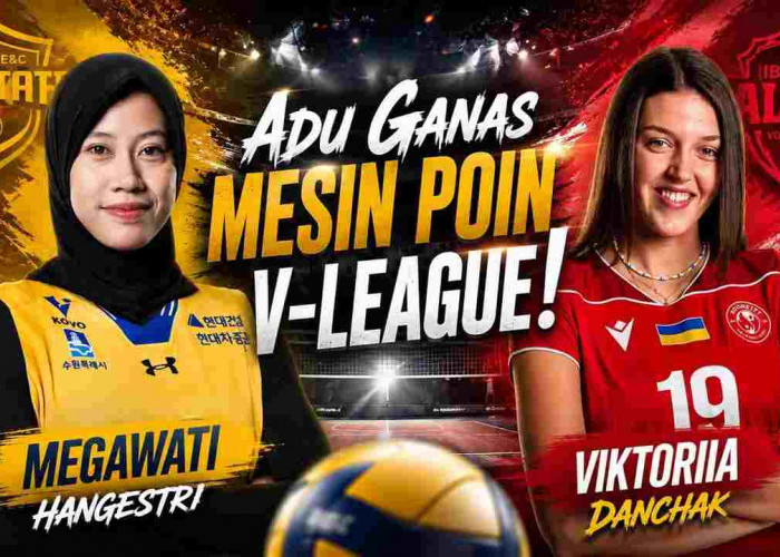 Megawati Hangestri vs Viktoriia Danchak: Duel Mesin Poin V-League yang Kembali Memanas  