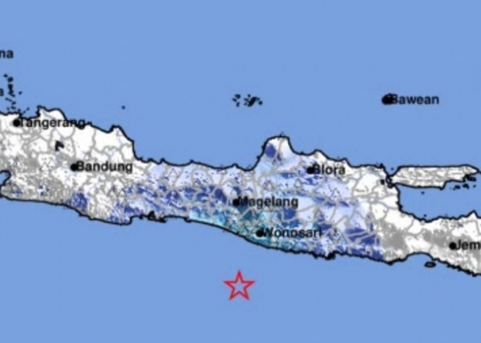 Gempa Tektonik  5.2 Magnitudo Guncang Selatan Jawa, Getaran Dirasakan di Yogyakarta hingga Jawa Timur