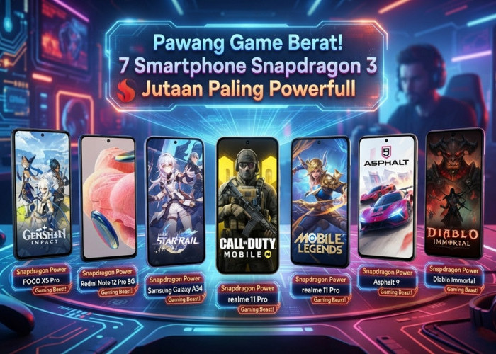 Pawang Game Berat! 7 Smartphone Snapdragon 3 Jutaan Paling Powerfull