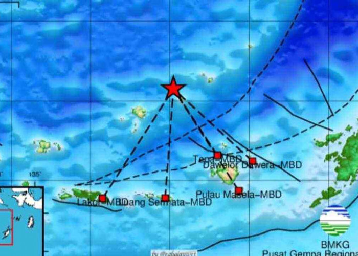 Pagi Ini Gempa 2 Kali Guncang Maluku Barat Daya, Cek Update Pusat Gempa Regional IX Ambon