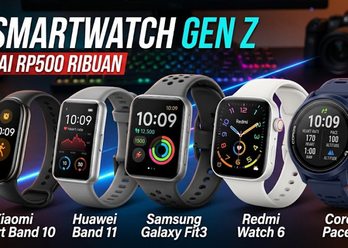 Layar AMOLED Terang dan Baterai Awet Berhari-hari! Ini 5 Rekomendasi Smartwatch Kekinian Favorit Gen Z
