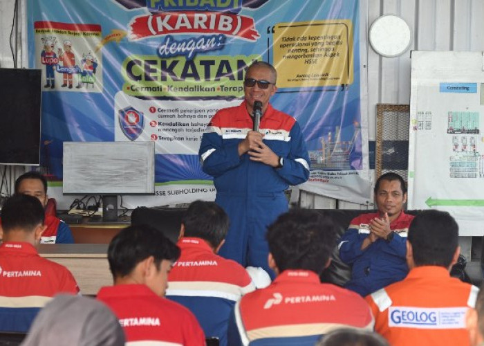 Dirut Pertamina Drilling Tekankan Zero Accident Saat Kunjungi Rig di Sumur Darajingga