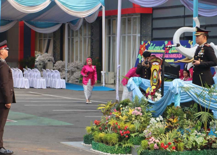 Pimpin Upacara HUT Bhayangkara, Kapolres Lahat AKBP Novi Edyanto Beri Perintah Tegas ke Seluruh Anggota Polisi