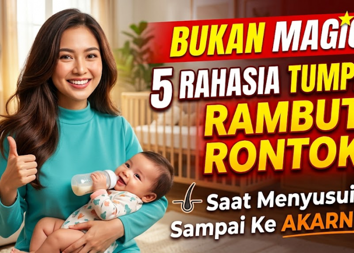 Bukan Magic! Ini 5 Rahasia Tumpas Rambut Rontok Saat Menyusui Sampai Ke Akarnya