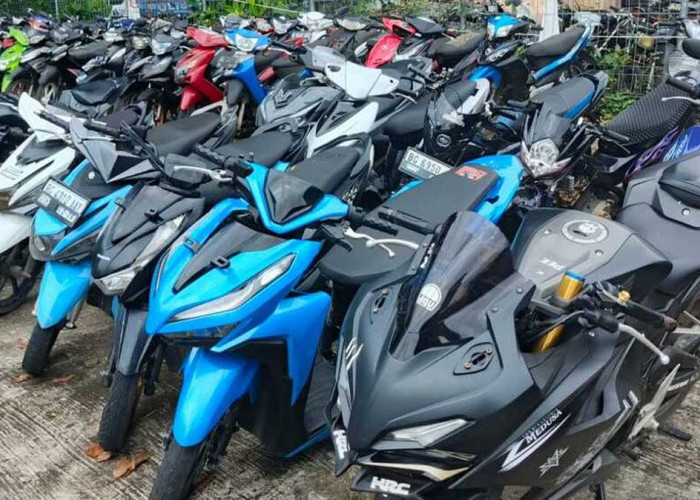 Jangan Harap Bisa Pulang! 16 Motor Knalpot Brong 'Dikandangkan' di Polrestabes Palembang Selama Sebulan