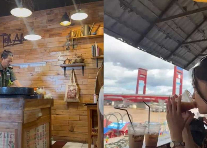 Cafe Hidden Gem di Palembang, Berada di Tengah Pasar dengan View Sungai Musi dan Jembatan Ampera, Tertarik?