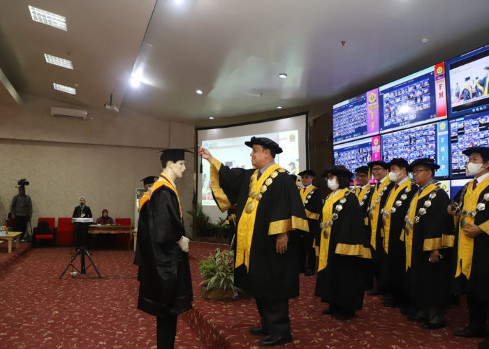 Wisuda Unsri ke-163 Tetap Daring, Rektor: Inilah Gunanya Teknologi!