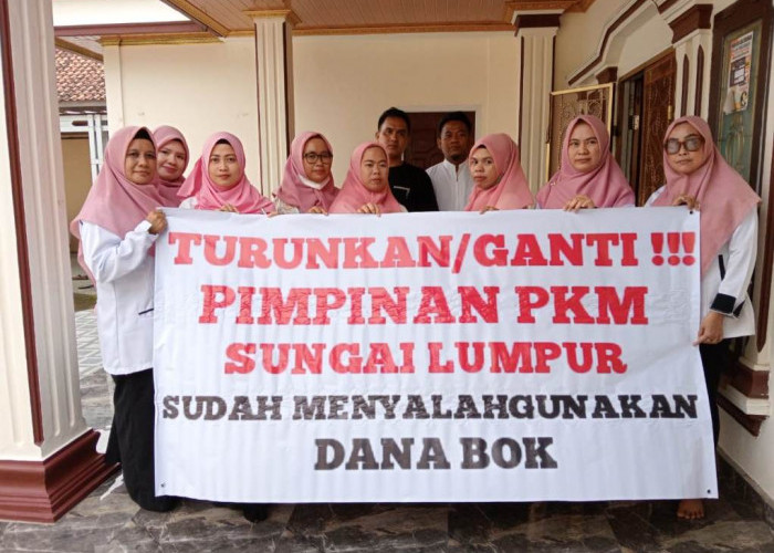 Tandatangani Petisi! 31 Nakes Tuntut Kepala Puskesmas Sungai Lumpur OKI Dicopot