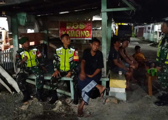 Bukan Sekadar Jaga Pos! Intip Aksi Sinergi Babinsa dan Warga Lahat dalam Menjaga Ketertiban Malam