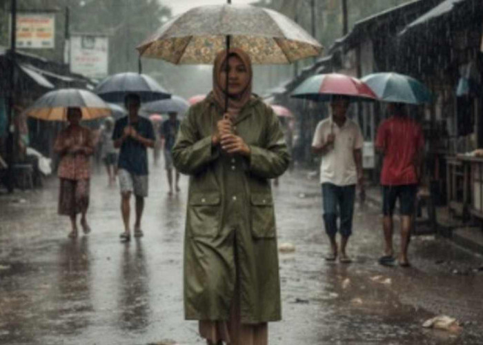 Waspada! Hujan Ringan Guyur Palembang dan Hampir Seluruh Sumsel Hari Ini