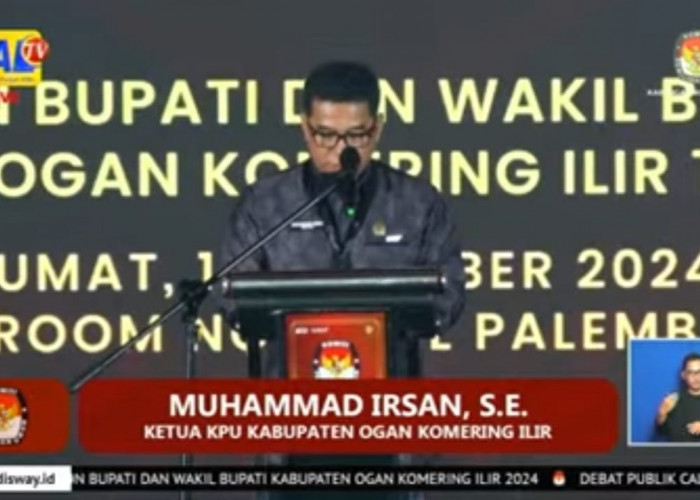 Debat Publik Calon Bupati dan Wakil Bupati OKI, Ini Pesan Ketua KPU