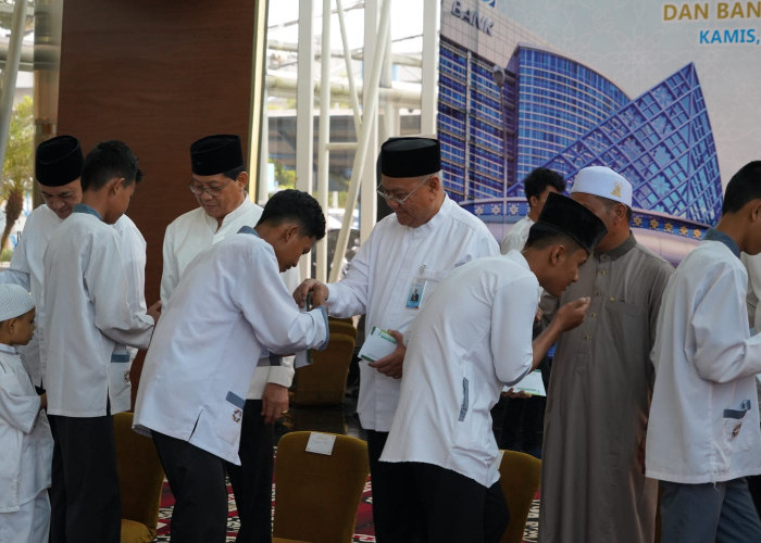 Bank Sumsel Babel Doa Bersama dan Berbagi Berkah dengan Anak Yatim Piatu Dibulan Ramadan
