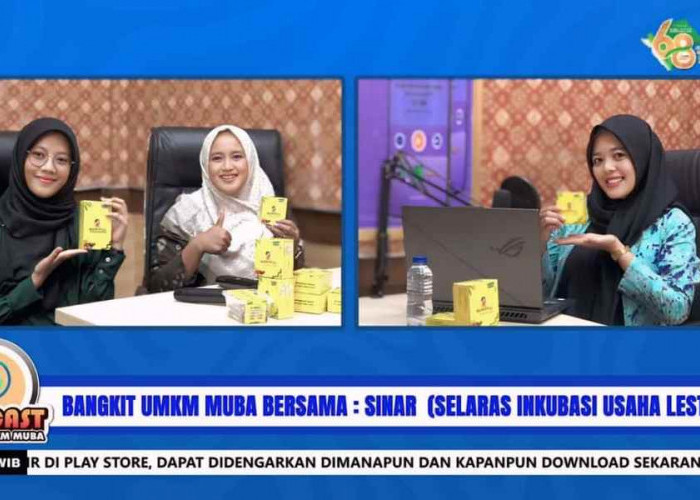 Promosi Gratis Dodol Kelapa Sawit via Podcast, Pelaku UMKM Muba Ucapkan Syukur