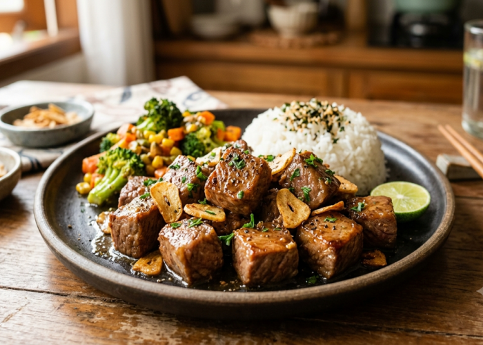 Resep Garlic Saikoro Steak Anti Gagal: Lebih Empuk & Ekonomis!