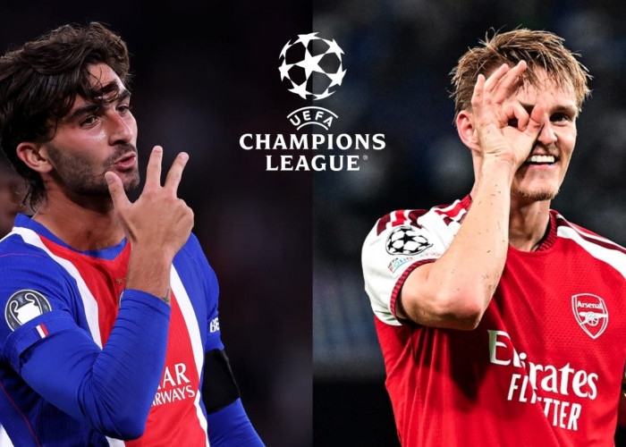 PSG Tampil Sempurna, Odegaard Pastikan Kemenangan Arsenal: Rangkuman Hasi Pertandingan Liga Champions 