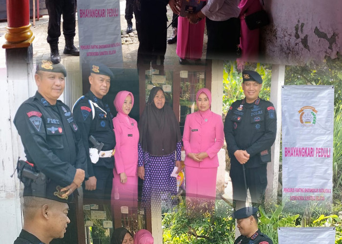 Satbrimob Polda Sumsel Batalyon B Pelopor Gelar Anjangsana Dalam Rangka Menyambut HUT Brimob ke- 78 