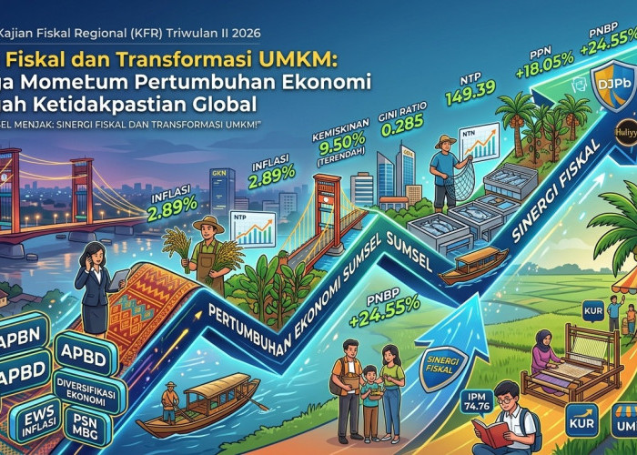 Ekonomi Sumsel Makin Ngebut! Tumbuh 5,20%, UMKM Jadi Mesin Baru di Tengah Ketidakpastian Global