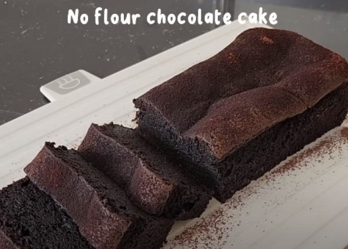Tanpa Tepung 6 Bahan Saja Bisa Jadi Cake Coklat Super Lembut dan Moist, DiJamin Ketagihan