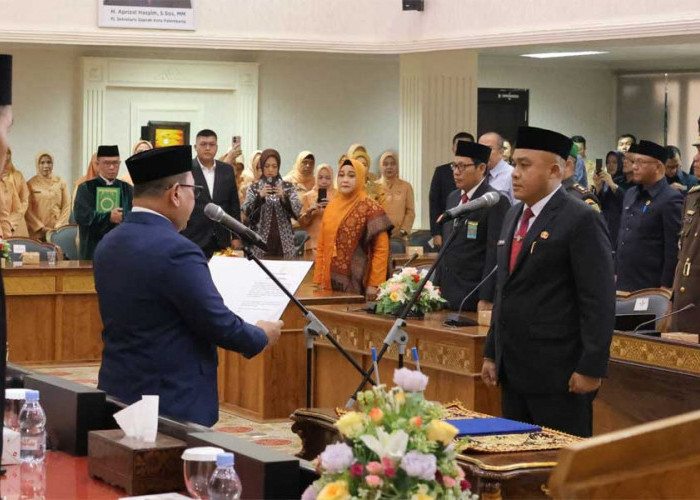 Afrizal Hasyim Resmi Dilantik Jadi Defenitif Sekda Kota Palembang, 1 Bulan jadi Pj Sekda